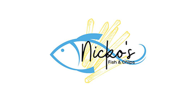 Nickos fish and chips Ocean Grove logo